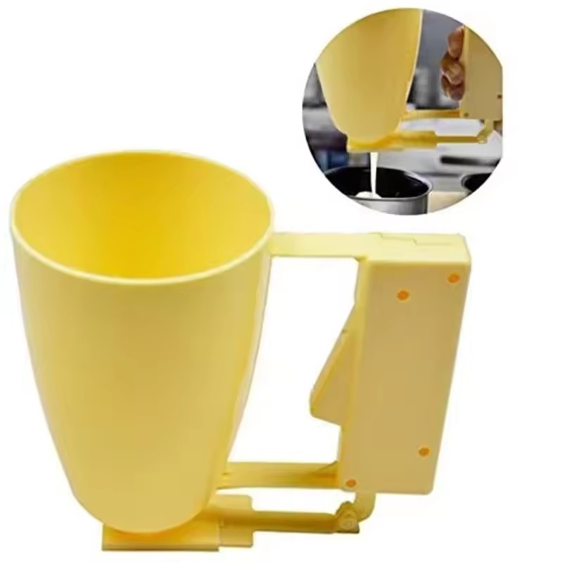 Kitchen Baking Equipment - キッチンクリエイティブDIY重量ドーナツメーカー手持ち式生地ディスペンサーミートボールメーカーワッフルドーナツマシンケーキクリームディスペンサー