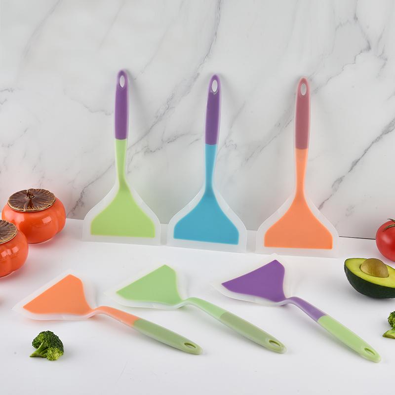 Kitchen Baking Utensils - 1個入り食品グレードシリコンスパチュラセット 耐熱性ノンスティックベーキング調理ツール カラフルなキッチン用品