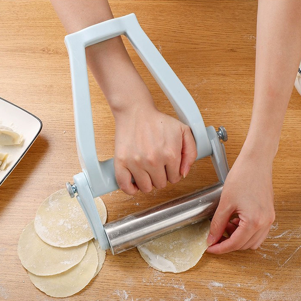 Kitchen Roller Baking - 折りたたみ式ステンレス製生地ローラー ペストリーピザ用麺棒 キッチンガジェット 家庭用ベーキングツール ホリデー誕生日ギフト