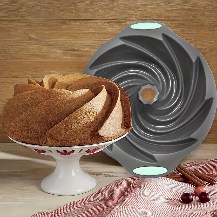 高品質シリコーンサイクロンケーキ型高温耐性家庭用オーブンベー - Kitchen Baking Utensils のレビューと価格