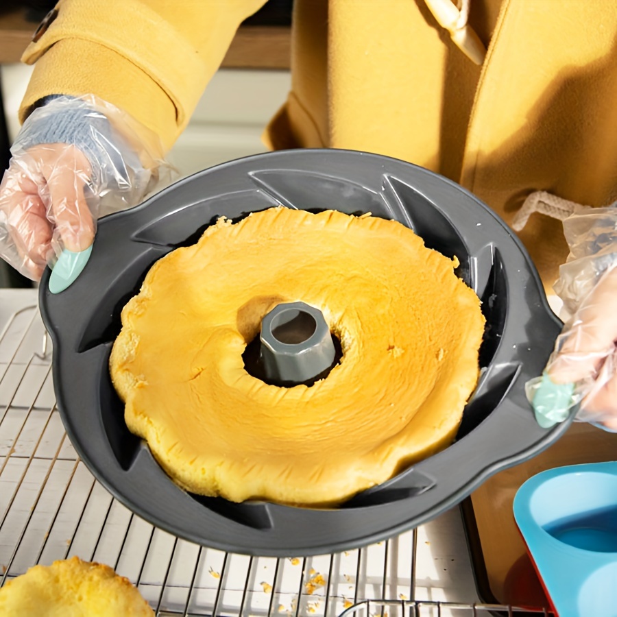 高品質シリコーンサイクロンケーキ型高温耐性家庭用オーブンベー - Kitchen Baking Utensils のレビューと価格