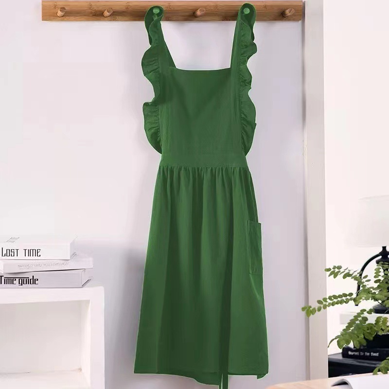 1PC フランス牧歌的な花屋芸術的なコットンリネンヴィンテー - Kitchen Baking のレビューと価格