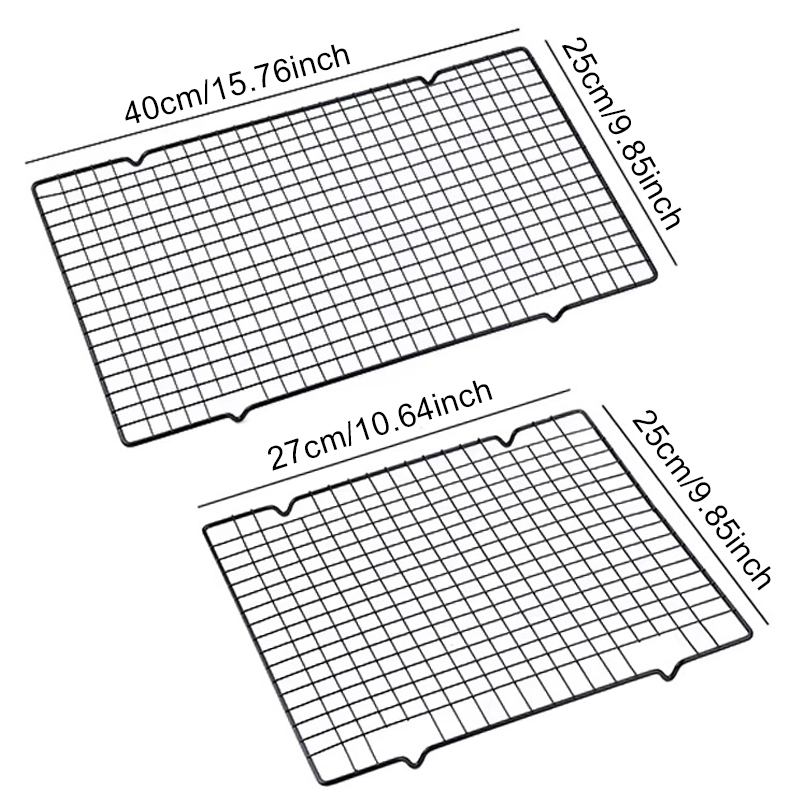 1/2 個ケーキ冷却ラック小大ステンレス鋼ワイヤーベーキング - Kitchen Baking Tray のレビューと価格