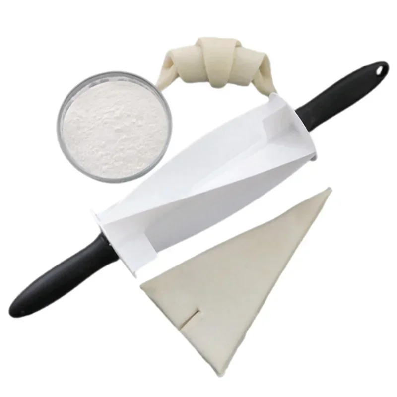 1pc クロワッサン生地カッタープラスチッククイック簡単ロー - Kitchen Roller Baking のレビューと価格