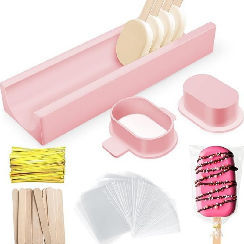 ケーキポップ型セット（トレイ付き）ノンスティック再利用可能ケ - Kitchen Baking Tray のレビューと価格