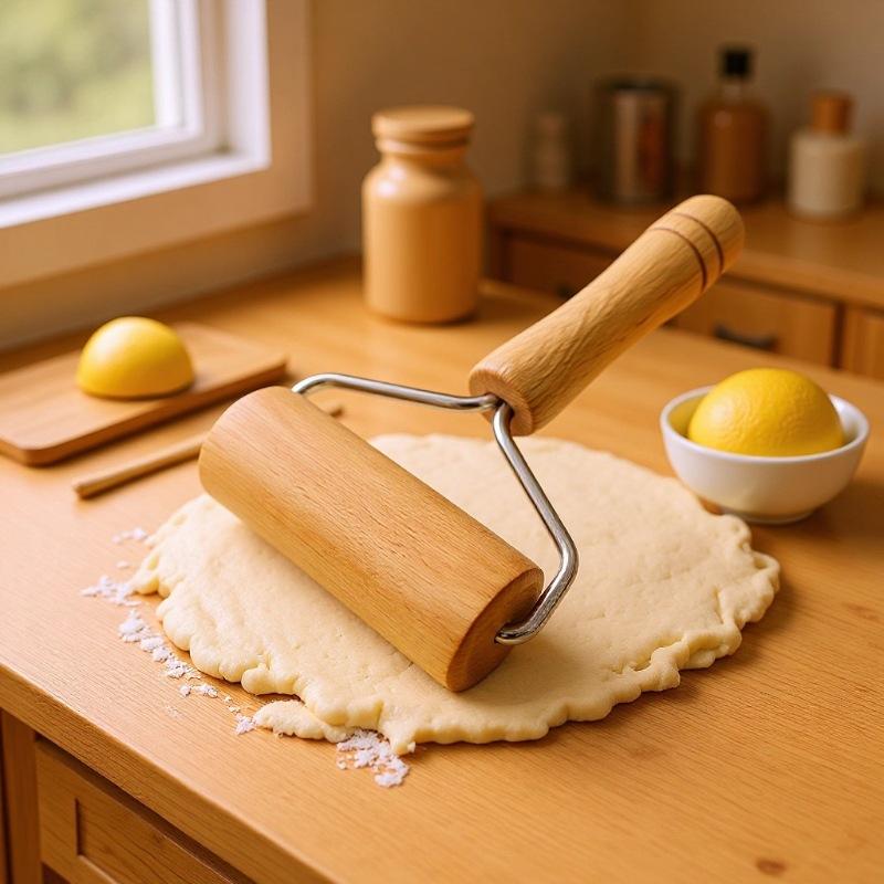 ローリングピン ペストリー＆ピザベーカーローラー 木製ベーキ - Kitchen Roller Baking のレビューと価格
