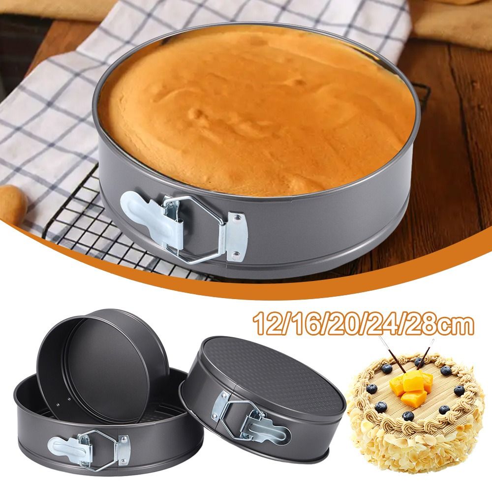 新しい1個入り炭素鋼製ベーキングモールド、底が取り外し可能な - Kitchen Baking Utensils のレビューと価格