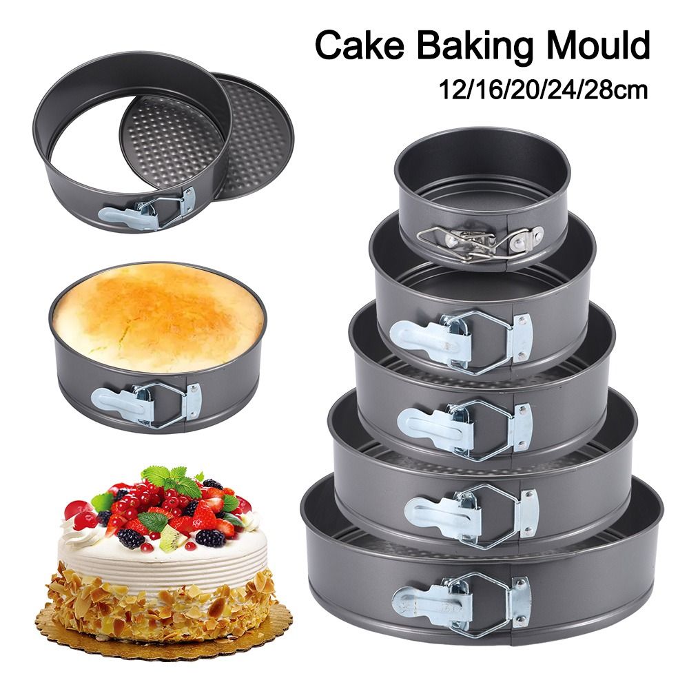新しい1個入り炭素鋼製ベーキングモールド、底が取り外し可能な - Kitchen Baking Utensils のレビューと価格