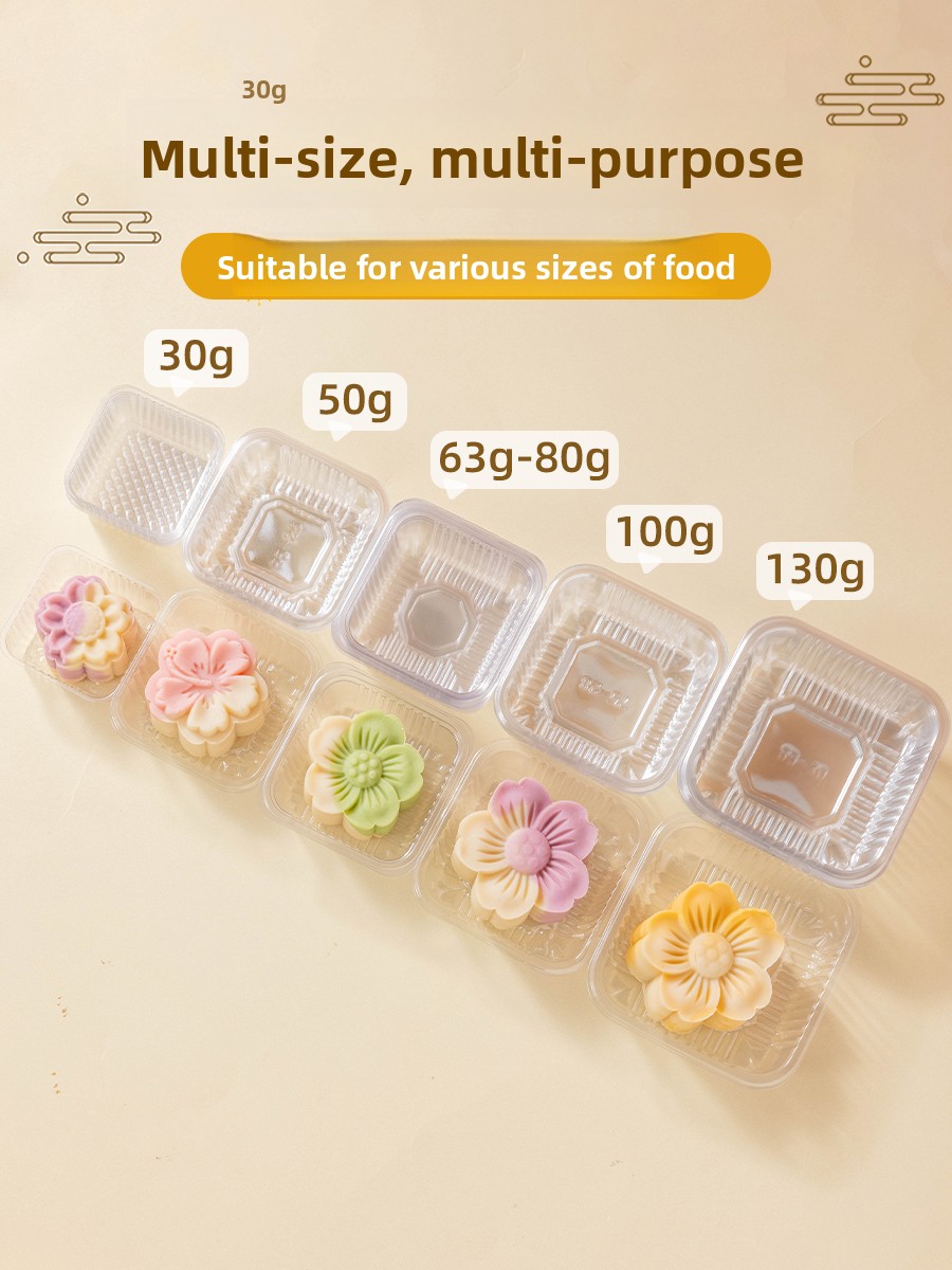 厚みのあるプラスチック製月餅包装箱ベーストレイ緑豆ケーキ独立 - Kitchen Baking Tray のレビューと価格