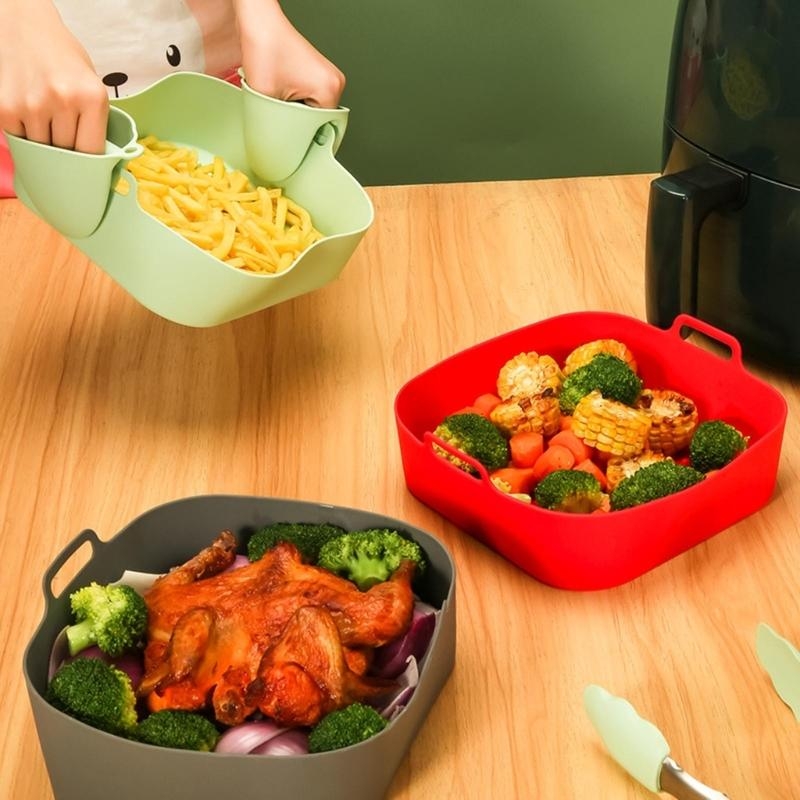 シリコンバスケット 正方形 ノンスティック 食品グレード 再 - Kitchen Baking Pans For Sale のレビューと価格