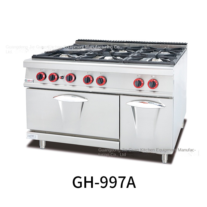 ジーグァン GH-797A 業務用厨房コンロ 縦型ガス6口ウ - Kitchen Baking のレビューと価格