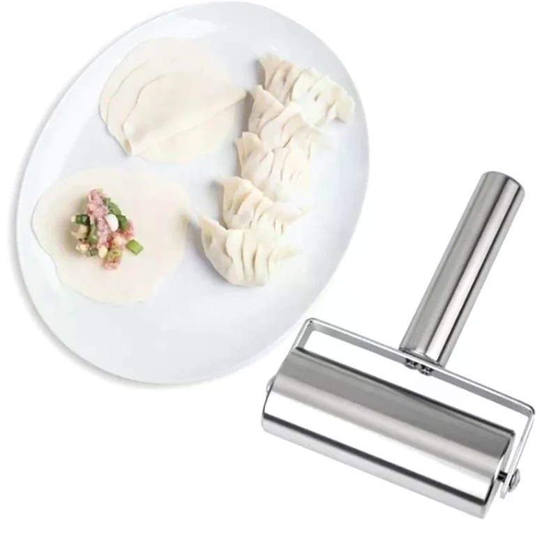 ダブルヘッドステンレス鋼ローリングピンノンスティック生地ペス - Kitchen Roller Baking のレビューと価格