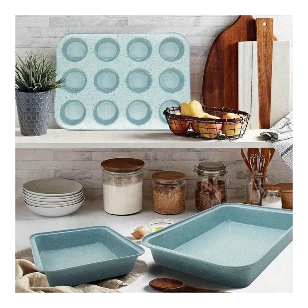 10点セットのベーキングウェアセット、ノンスティックキッチン - Kitchen Baking Set のレビューと価格