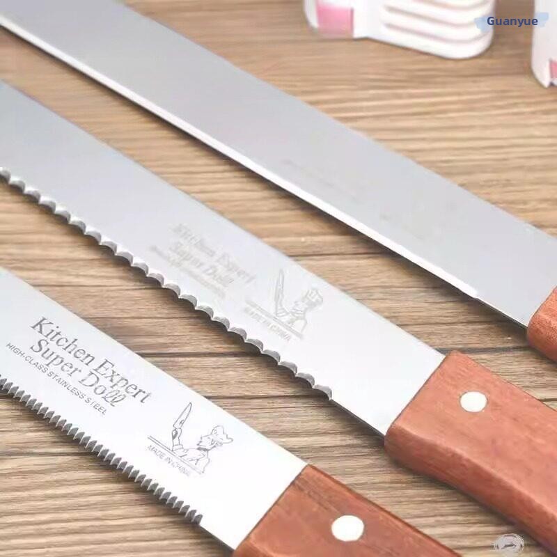ステンレス鋼の歯付きナイフパンカッタートーストスライサーノン - Kitchen Baking Equipment のレビューと価格