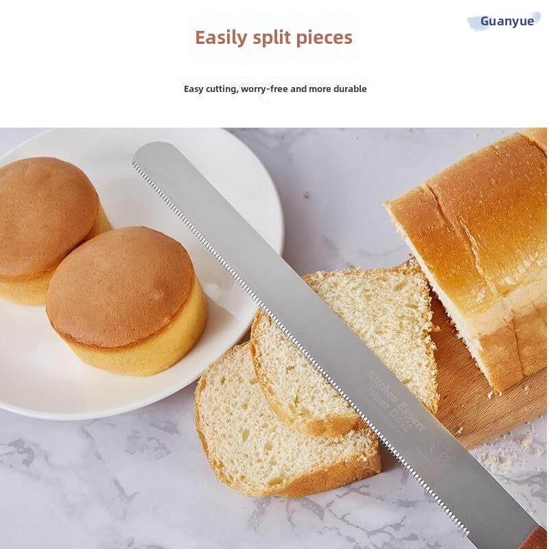ステンレス鋼の歯付きナイフパンカッタートーストスライサーノン - Kitchen Baking Equipment のレビューと価格