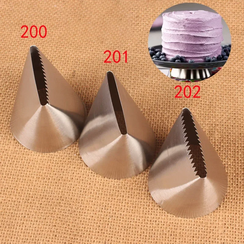 # 200 # 201 # 202 特大ステンレス鋼クリーム - Decorating Tip Set のレビューと価格