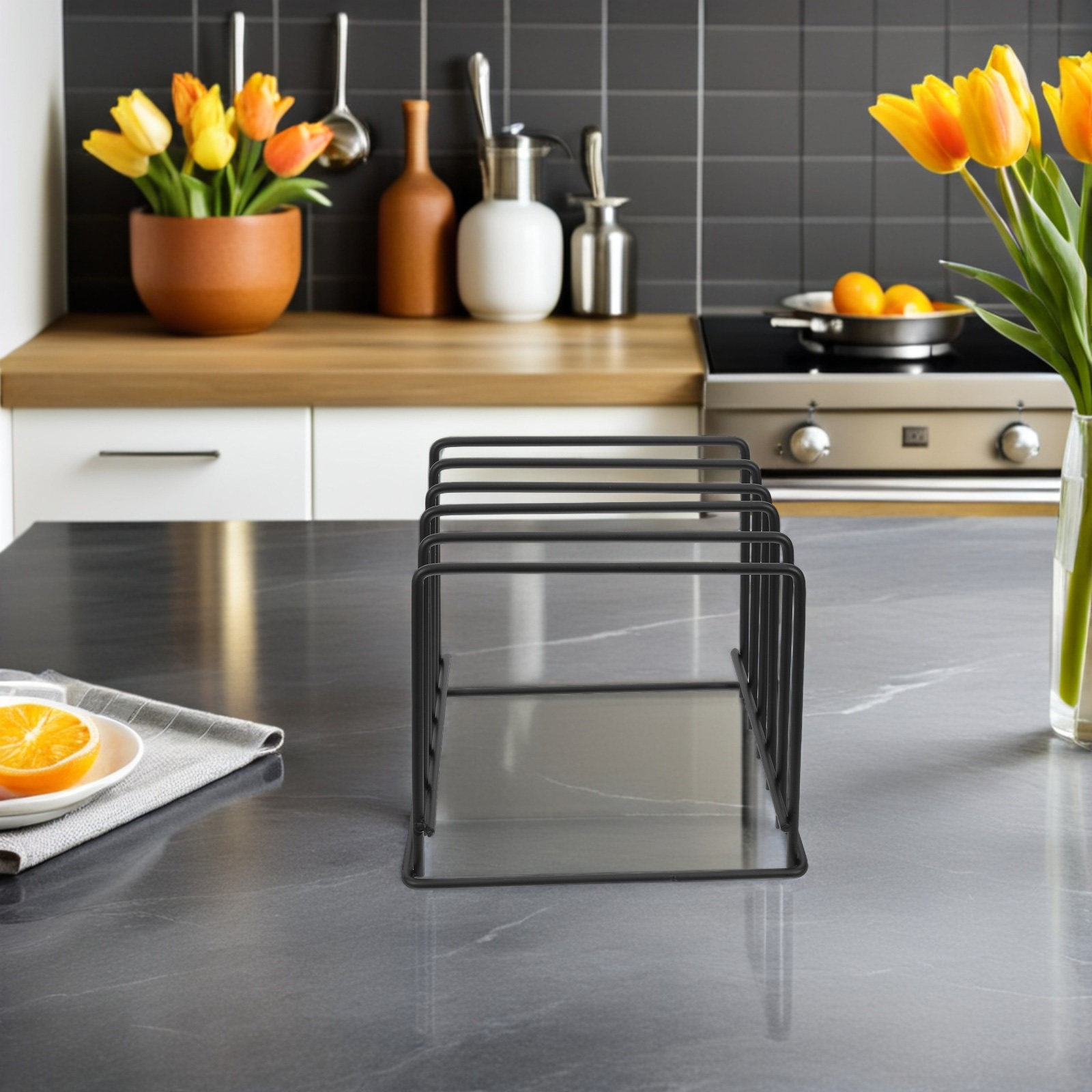 2個セット カウンタートップ用まな板ラック キッチンベーキン - Kitchen Baking Tray のレビューと価格