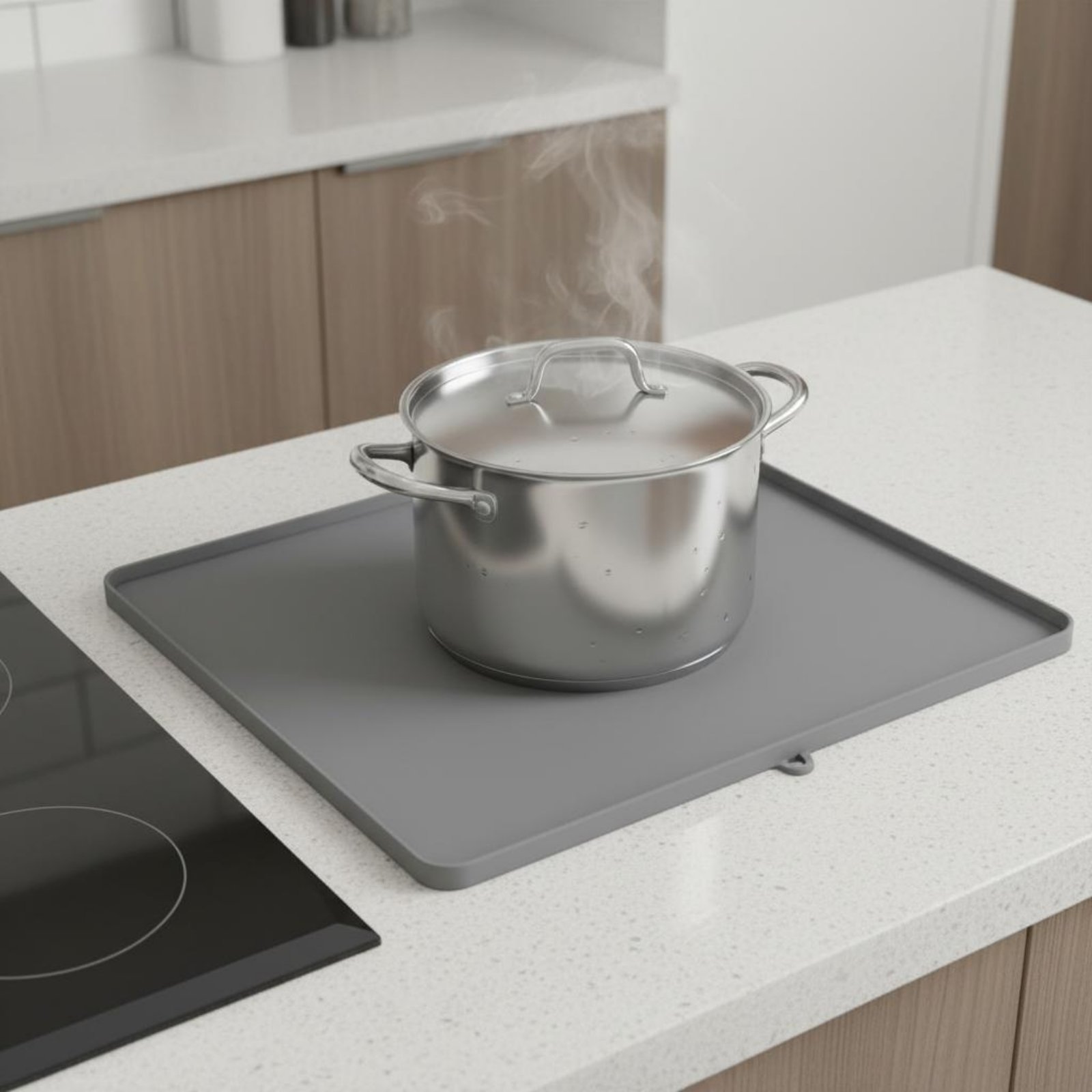 シリコン製電子レンジトップマット 柔軟な電子レンジトッププロ - Kitchen Baking Tray のレビューと価格
