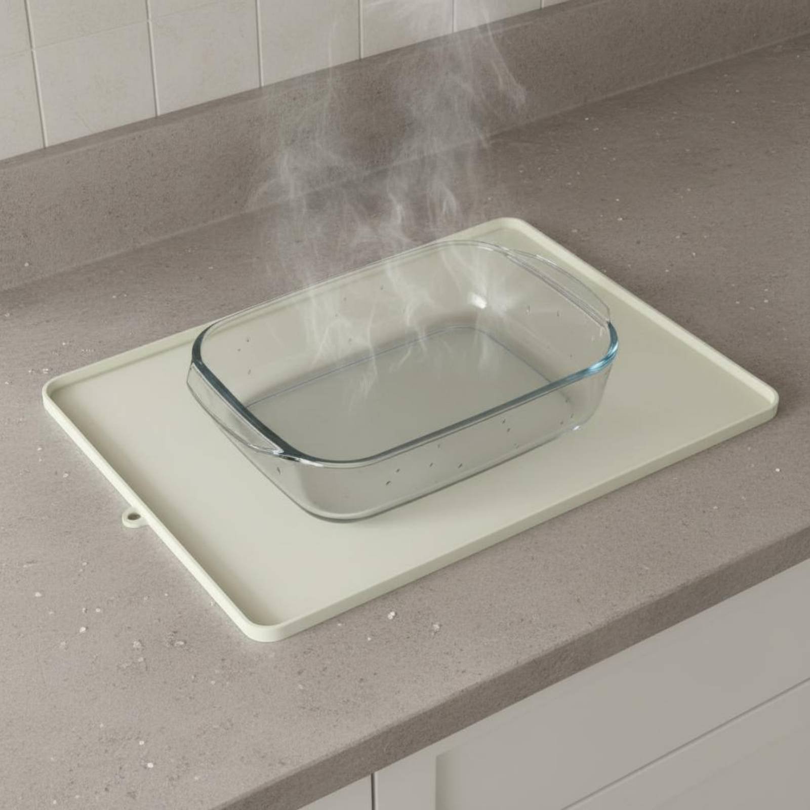 シリコン製電子レンジトップマット 柔軟な電子レンジトッププロ - Kitchen Baking Tray のレビューと価格