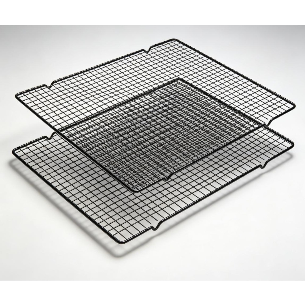 10インチ×16インチ ブラック 長方形冷却ラックセット 2 - Kitchen Baking Set のレビューと価格