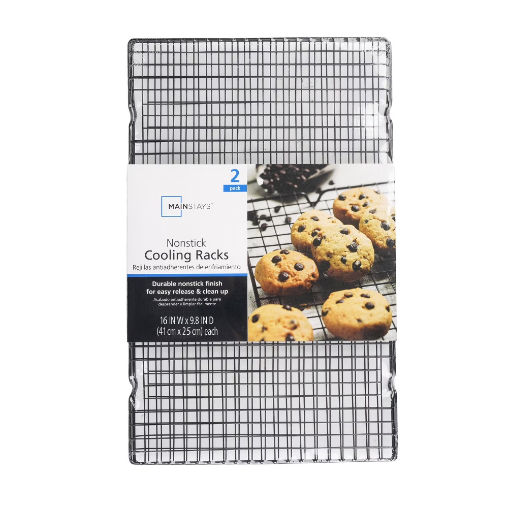 10インチ×16インチ ブラック 長方形冷却ラックセット 2 - Kitchen Baking Set のレビューと価格